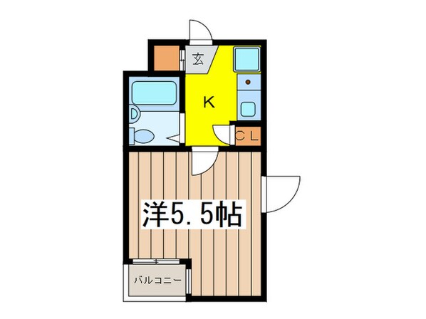 ベルトピア調布ⅢB棟の物件間取画像